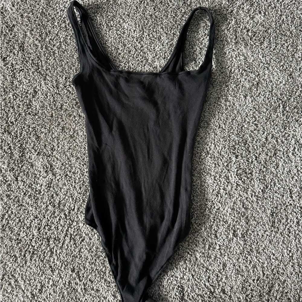 SKIMS Black Bodysuit